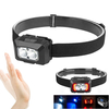 XANES® 1200LM HeadLamp Lithium Ion Battery 6 Modes USB Charge Waterproof Outdoor Camping Hiking Cycling Fishing Light