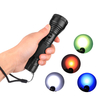 XANES® 1272 XPE LED 3 Modes 360° Rotating Lens Four Color Lights LED Flashlight 18650