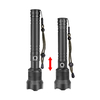 XANES 1287 Suit Zoomable USB Rechargeable LED Flashlight With 2x 18650 USB Cable Flashlight Suit XHP50 Highlight Telesco