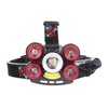 XANES 2708 2100LM T6+4*XPE LED+COB LED 5 Modes Zoomable Headlamp Waterproof 18650 Battery
