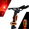 XANES 2pcs STL03 100LM IPX8 Memory Mode Bicycle Warning Taillight 6 Modes 1200mAH USB Charging 360° Rotation