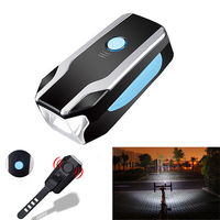 XANES BL07 3 In 1 650LM XPG Bike Front Light 120db Bell Alarm ABS 3 Modes 1200mAh USB Rechargeable Waterproof MTB Cyclin
