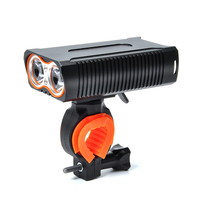 XANES® DL22 2 x T6 1200LM 4 Modes Bicycle Light USB Charging IP65 Waterproof Bike Front Light Night Riding Headlight