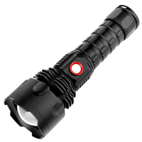 XANES® P50 Zoomable Flashlight 5 Modes Waterproof USB Rechargeable Work Lamp Emergency Power Bank