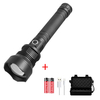 XANES® P70 4000 Lumens 18650 Battery Zoomable Flashlight 3 Modes Waterproof Work Lamp With USB Cable 2xBattery Storage B