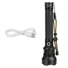 XANES P70 70W 1200LM LED Flashlight 5 Modes USB Charging Tactical Torch Light Hunting Camping Work Lamp