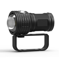 XANES QX3 COB100 Diving LED Flashlight White+Blue+Red 3Light 7Modes IPX8 80M Depth Waterproof 18650 Flashlight Camera Fl