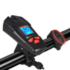 XANES® SFL22 1200LM 2xT6 Wireless Bike Front Light Waterproof Bicycle Computer 120dB Bike Horn USB Charging Night Riding