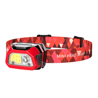 XANES® XPE LED+COB 600LM Smart Sensor Headlamp Waterproof 5 Modes Induction USB Rechargeable Camping Hiking Cycling Nigh