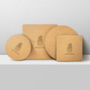 XiangEr 2PCS Natural Cork Multi-Purpose Pot Mat Plate Pan Pads From Xiaomi Youpin Kitchen Anti-heat Pads Insulated Mat P