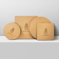 XiangEr 2PCS Natural Cork Multi-Purpose Pot Mat Plate Pan Pads From Xiaomi Youpin Kitchen Anti-heat Pads Insulated Mat P