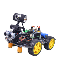 Xiao R GFS DIY Smart Programmable RC Robot Car Wifi Bluetooth APP/Stick Control With HD Camera Raspberry Pi 4B Board