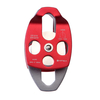 XINDA XD8613 Forged Aluminum Alloy 24KN Large Rescue Pulley Double Sheave Climbing Mountaineer Belay Rigging