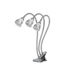 ZANLURE 15W 15LED 360° Rotatable Three Head Grow Light Outdoor Multi-functional Lights LED Work Light with Clip Base-US