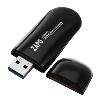 ZAPO W97S 2-In-1 2.4G 5.8G 1200Mbps Wireless Wifi Network Adapter + bluetooth4.1 Adapter