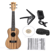 Zebra 21 23 Inch Full 4 Strings Sapele Ukulele Acoustic Musical Guitar
