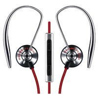 Atomic Floyd AirJax Stereo Headset + Remote with Red Cable