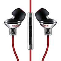 Atomic Floyd HiDefDrum Stereo Headset + Remote with Red Cable