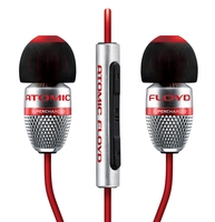 Atomic Floyd SuperDarts + Remote Stereo Headset with Red Cable