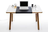 Bluelounge StudioDesk with Cable Management/Hidden Storage Compartment