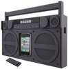 iHome iP4 Portable FM Stereo Boombox for iPhone/iPod