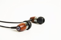 Thinksound Rain2 Wooden In-Ear Headphone - Gunmetal Chocolate