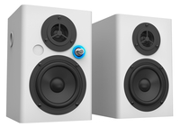 Vision Techaudio SP-1200P Pair Active Loudspeakers 30w (White)