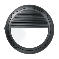 ASD Horizon LED Outdoor Flush Light with Dusk to Dawn Sensor - Louvre