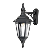 Elstead Kinsale Outdoor Hanging Lantern Wall Light - Black
