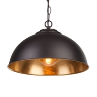 Endon Colman Ceiling Pendant Light - Black