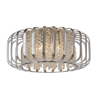 Lucide Collin Flush Ceiling Light - Chrome