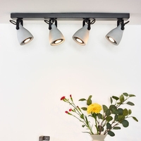 Lucide Concri 4 Light Spotlight Plate - Black