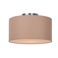 Lucide Coral Flush Ceiling Light - Taupe