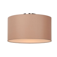 Lucide Coral Large Flush Ceiling Light - Taupe