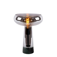 Lucide Listelle Glass Table Lamp - Smoked