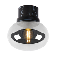 Lucide Lorena Bathroom Flush Ceiling Light - Smoke Grey