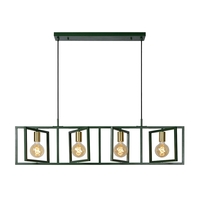 Lucide Luuk 4 Light Bar Ceiling Pendant - Green