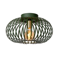 Lucide Manuela Flush Ceiling Light - Green