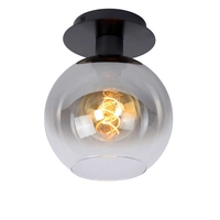 Lucide Marius Flush Ceiling Light - Black