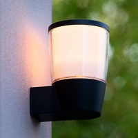 Lucide Ninke Outdoor Wall Light - Black