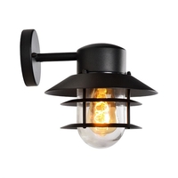 Lucide Zico Outdoor Wall Light - Black