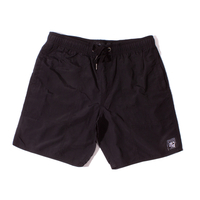 Afends Black Baywatch Recycled Shorts - X-Large