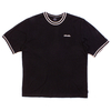 Afends Black Timebomb Ringer T-Shirt - X-Large