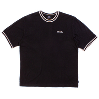 Afends Black Timebomb Ringer T-Shirt - X-Large