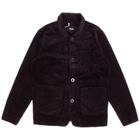 Afends Black Timelapse Corduroy Chore Jacket - Medium