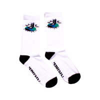 Afends White Conspiracy Socks