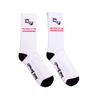 Afends White Neighbour Hood Threat Socks - ONESIZE