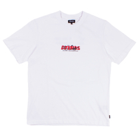 Afends White Social Burnout T-Shirt - X-Large