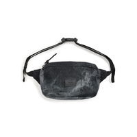 Brixton Black Acid Wash Hip Pack - ONESIZE