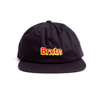 Brixton Black Gate VI Snapback - ONESIZE